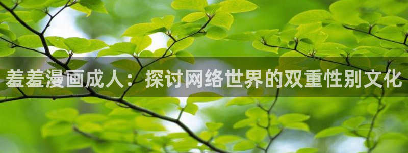 贝勒漫画官网入口老版本：羞羞漫画成人：探讨网络世界的双重性别文化
