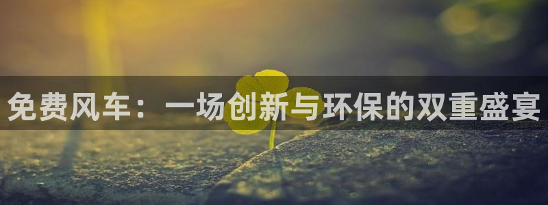 拷贝漫画 copymanager.ory网站：免费风车：一场创新与环保的双重盛宴